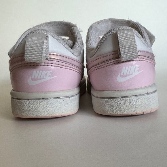 Nike Court Borough Low Recraft Sneakers Toddler Shoes White Pink Foam DQ0473-100 - Picture 3 of 9